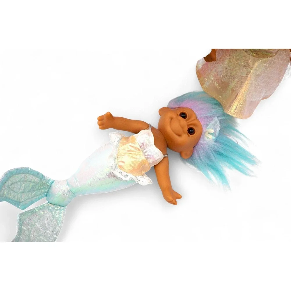Vintage Troll Dolls Lot 7 Inch 90s Russ Ace Dam Mixed Outfit - Picture 13 of 16